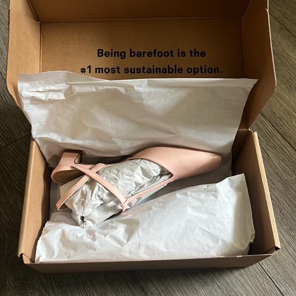 NWT REFORMATION Helena T-strap Pump, Rosewater, size 6.5 - Picture 7 of 11